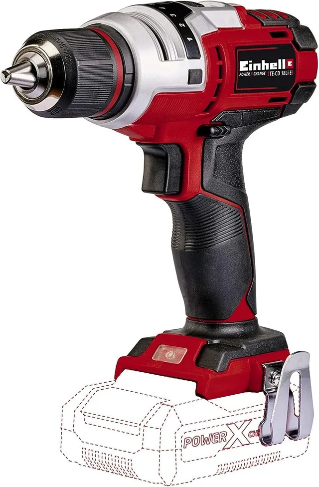 einhell-te-cd-18-li-e-solo-akku-bohrschrauber-power-x-change-2-gang-metallgetrie image 1