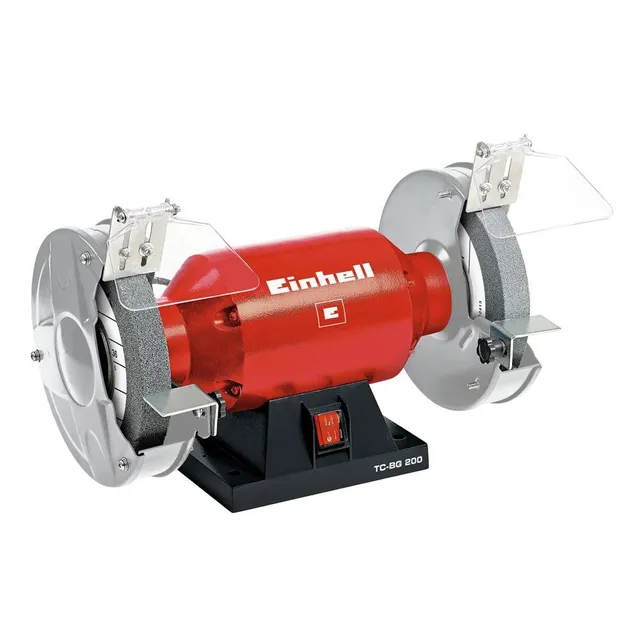 einhell-doppelschleifer-tc-bg-200-400-w-2-950-min-200-mm-schleifscheiben-grob-fe image 1