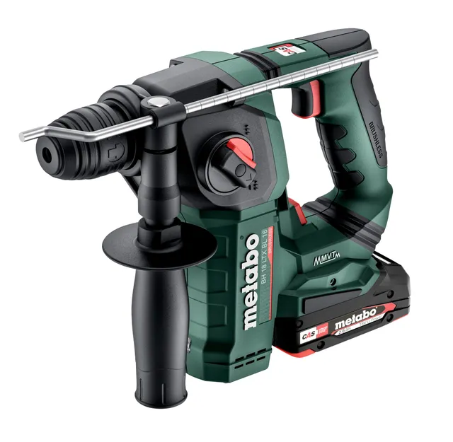 metabo-bh-18-ltx-bl-16-akku-bohrhammer-sds-plus-set-18-v-brushless-inkl-2-x-2-0- image 1