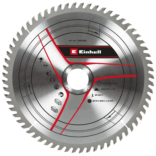original-einhell-kreiss-geblatt-210x30-mm-64-z-hne-hartmetall-f-r-akku-zug-kapp- image 1