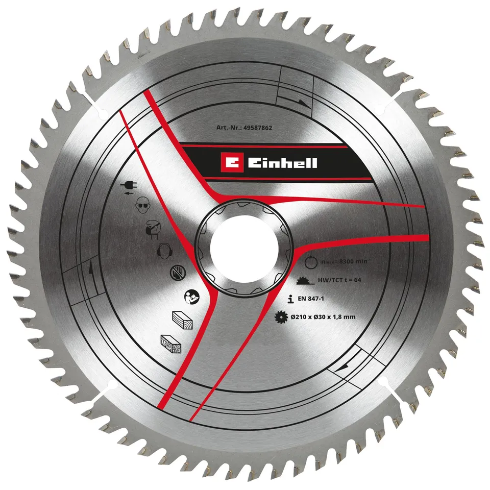 original-einhell-kreiss-geblatt-210x30-mm-64-z-hne-hartmetall-f-r-akku-zug-kapp- image 1
