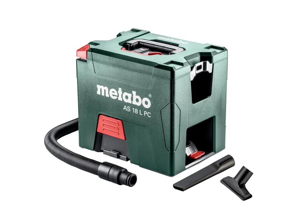 metabo-akku-sauger-as-18-l-pc-602021850-18-v-l-klasse-industriesauger-mit-pressc image 1