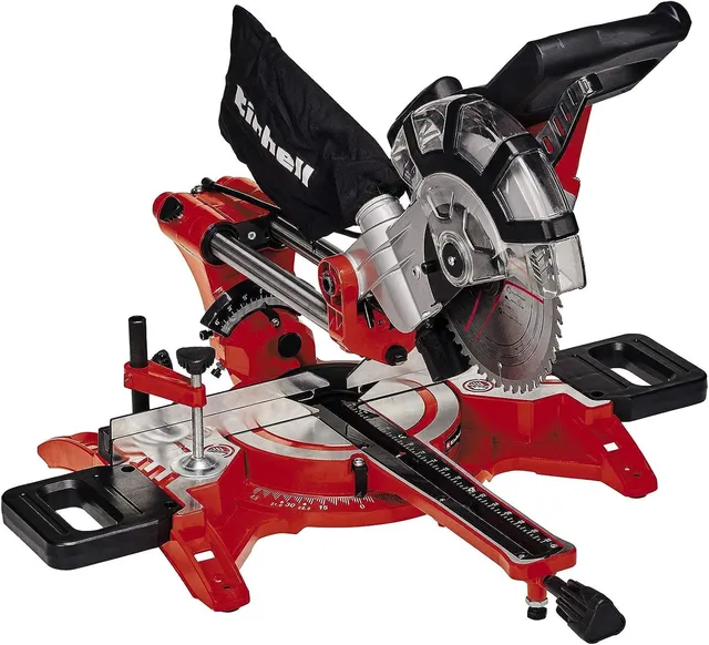einhell-tc-sm-2131-2-dual-zug-kapp-gehrungss-ge-1800-w-210-mm-s-geblatt-beidseit image 1