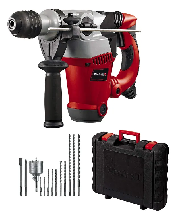 einhell-rt-rh-32-kit-bohrhammer-set-1-250-w-3-funktionen-sds-plus-3-5-j-inkl-mei image 1