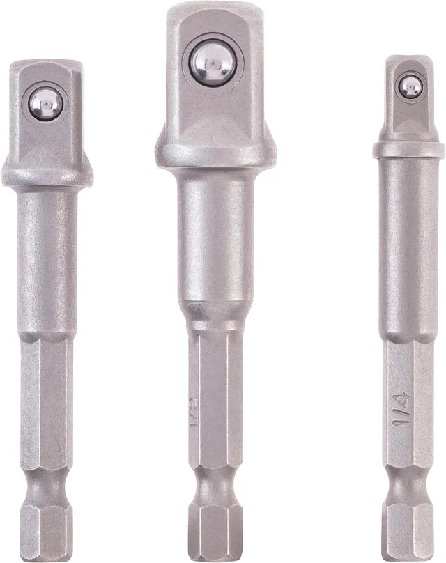 einhell-adapter-set-3-tlg-65-72-mm-1-4-3-8-und-1-2-chrom-vanadium-e-6-3-schaft image 1