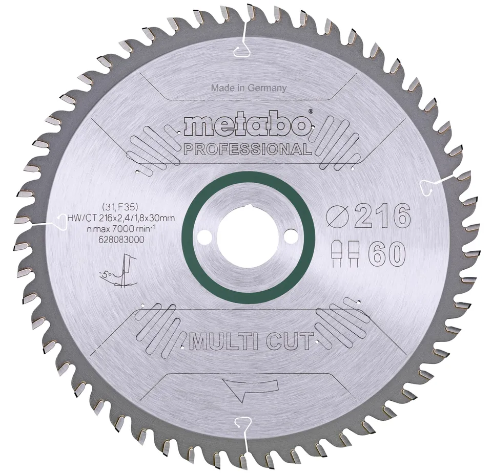 metabo-s-geblatt-multi-cut-216x30mm-60-z-hne-hartmetall-kreiss-geblatt-f-r-alu-l image 1