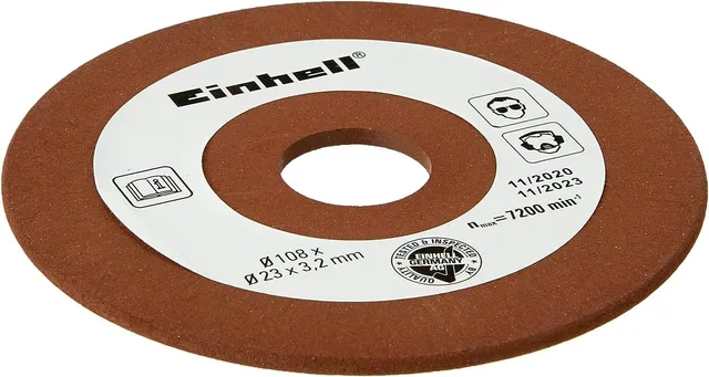 original-einhell-ersatzschleifscheibe-108-mm-f-r-s-gekettensch-rfger-te-k-rnung- image 1