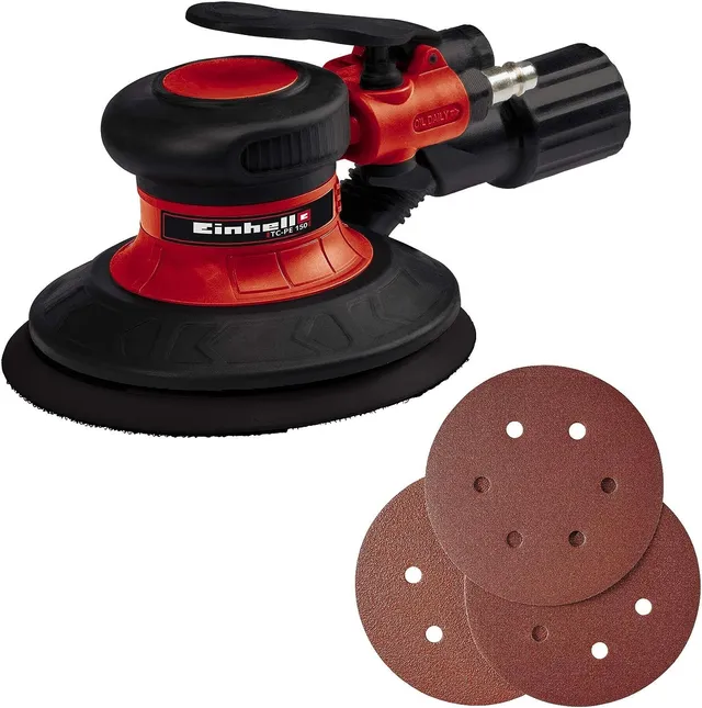 einhell-tc-pe-150-druckluft-exzenterschleifer-150-mm-schleifteller-stufenloser-r image 1
