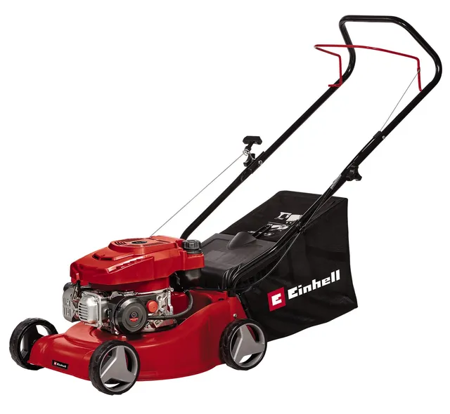 einhell-benzin-rasenm-her-gc-pm-40-2-2-kw-4-takt-motor-132-cm-hubraum-40-cm-schn image 1