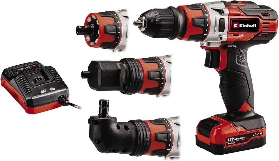 einhell-akkuschrauber-te-cd-12-1-3x-li-12-v-bohrschrauber-mit-30-nm-2-gang-getri image 1