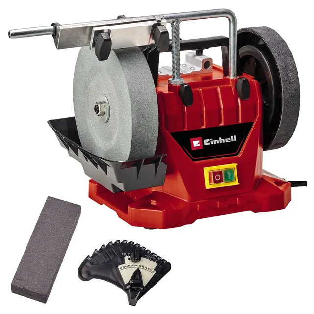 einhell-tc-wg-200-nass-schleifer-125-w-200-mm-nassschleifscheibe-lederabziehsche image 1
