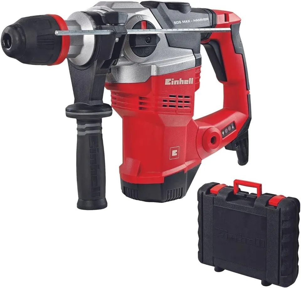einhell-te-rh-38-e-bohrhammer-1050-w-9-j-sds-max-bohrleistung-38-mm-vibrationsd- image 1