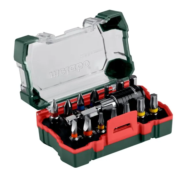 metabo-bit-set-15-teilig-626703000-s2-qualit-t-chrom-vanadium-bits-25-mm-ph-pz-s image 1