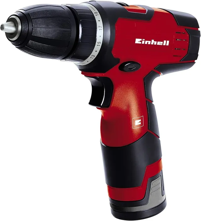 einhell-akku-bohrschrauber-th-cd-12-2-li-12-v-1-3-ah-24-nm-2-gang-getriebe-20-dr image 1