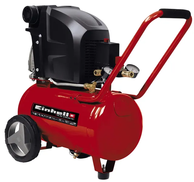 einhell-te-ac-270-24-10-kompressor-1-800-w-max-10-bar-24-l-kessel-270-l-min-ansa image 1