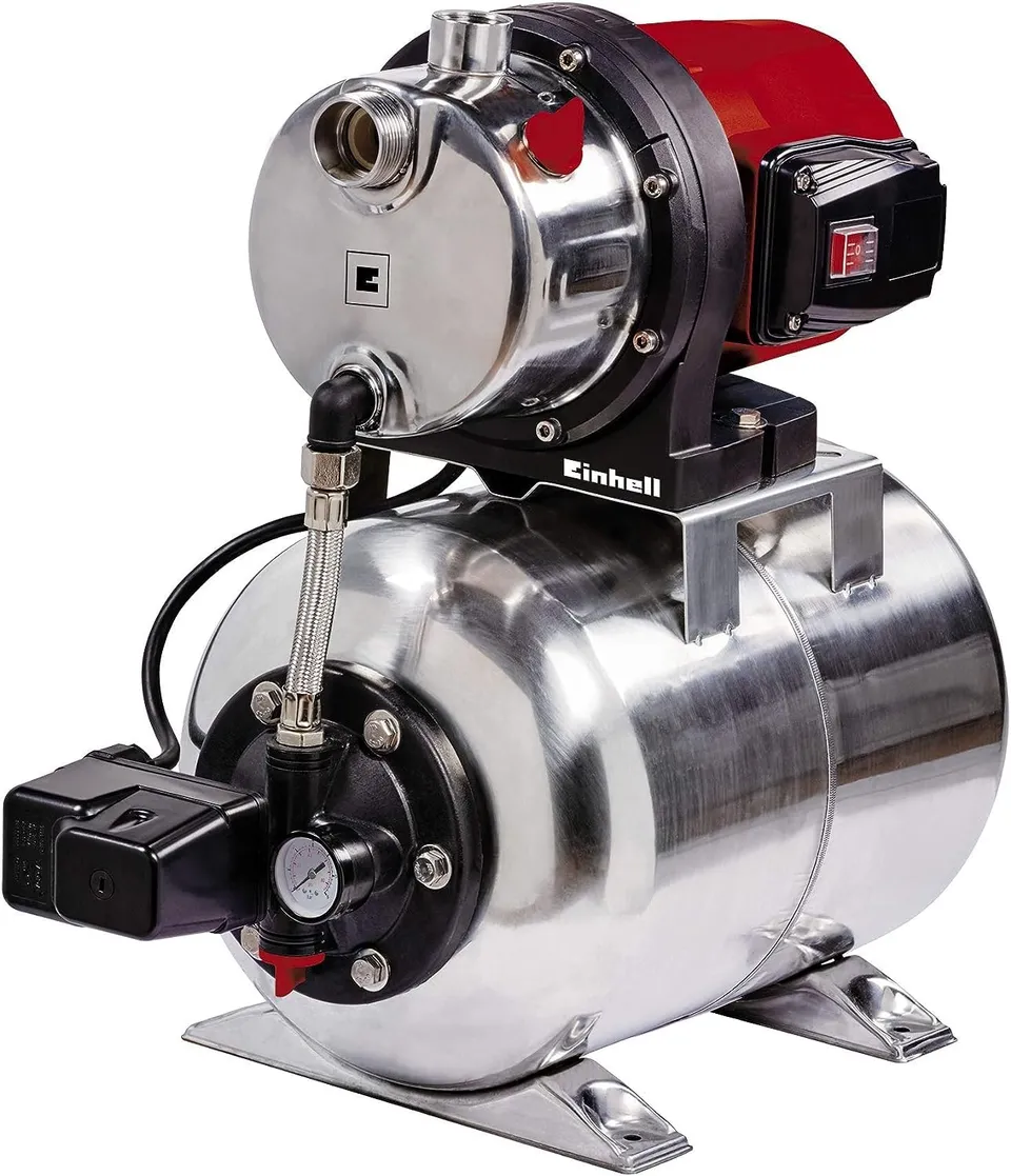 einhell-hauswasserwerk-gc-ww-1250-nn-1-200-w-jet-pumpe-mit-20-l-edelstahldruckke image 1