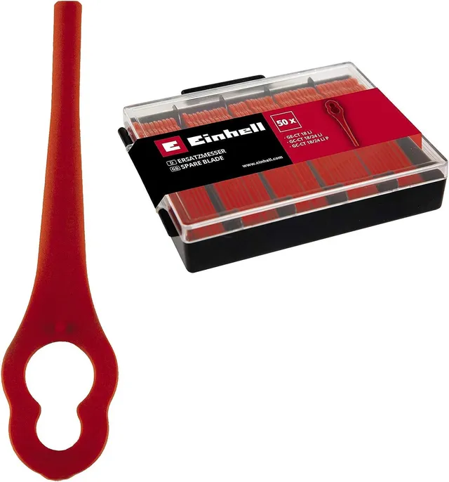 einhell-ersatzmesser-box-f-r-akku-rasentrimmer-50-st-ck-7-cm-ge-ct-18-li-gc-ct-1 image 1