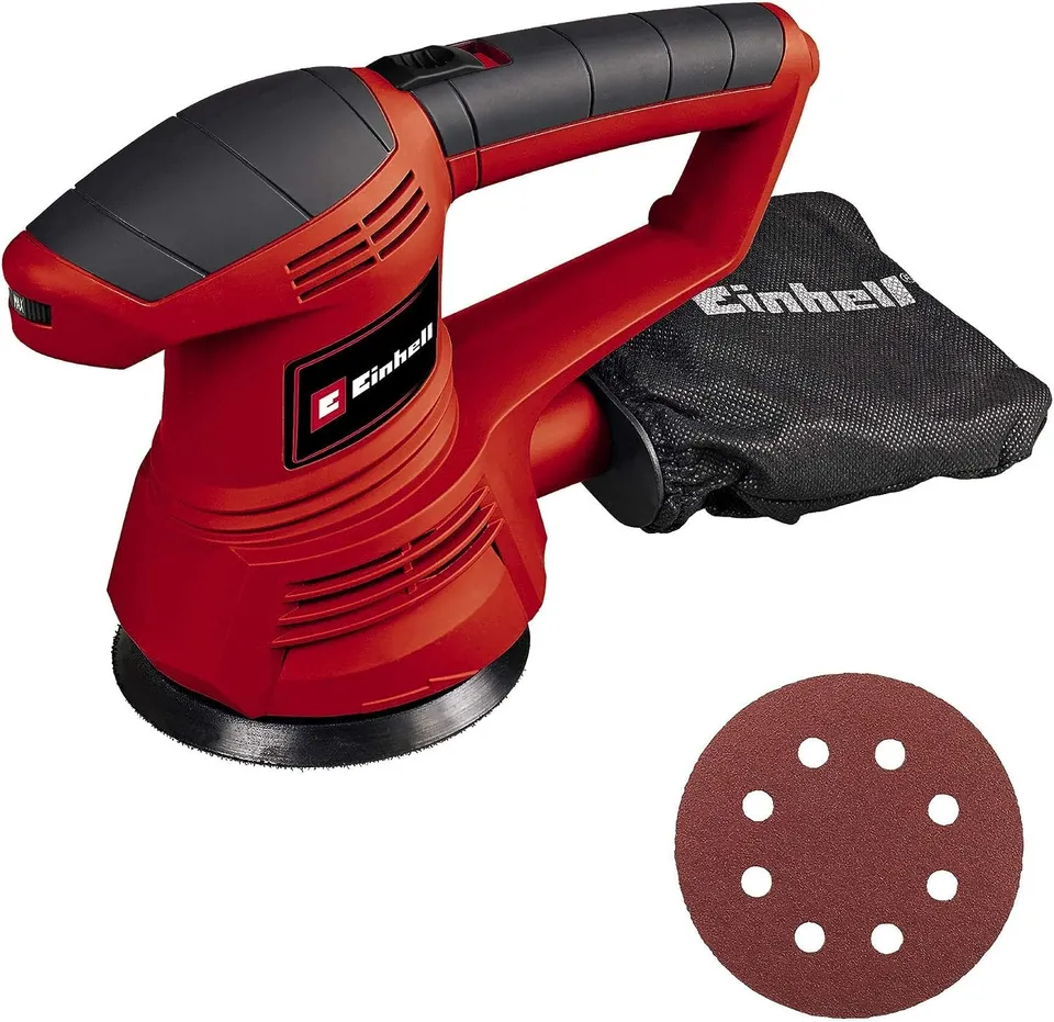 einhell-exzenterschleifer-tc-rs-38-e-380-w-mit-125-mm-schleifteller-und-drehzahl image 1