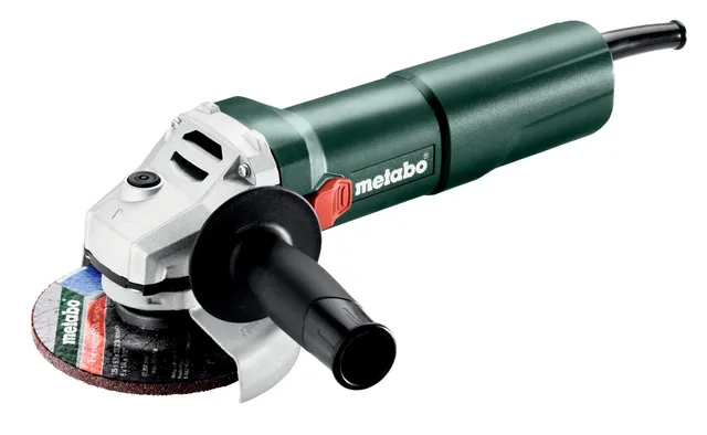 metabo-w-1100-125-winkelschleifer-1100-w-125-mm-inkl-schutzhaube-und-zusatzhandg image 1