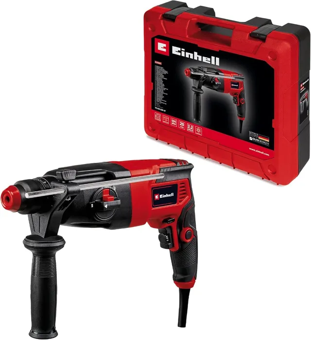 einhell-bohrhammer-tc-rh-620-4f-620-w-pneumatisches-schlagwerk-2-2-j-sds-plus-4- image 1