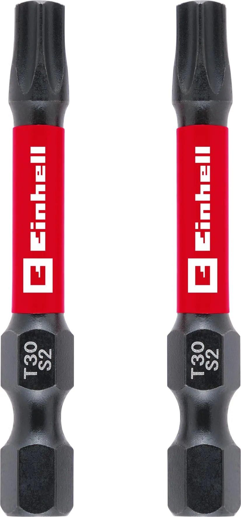 einhell-impact-bits-2-tlg-50-mm-t30-s2-stahl-mit-torsionszone-c-6-3-schaft image 1