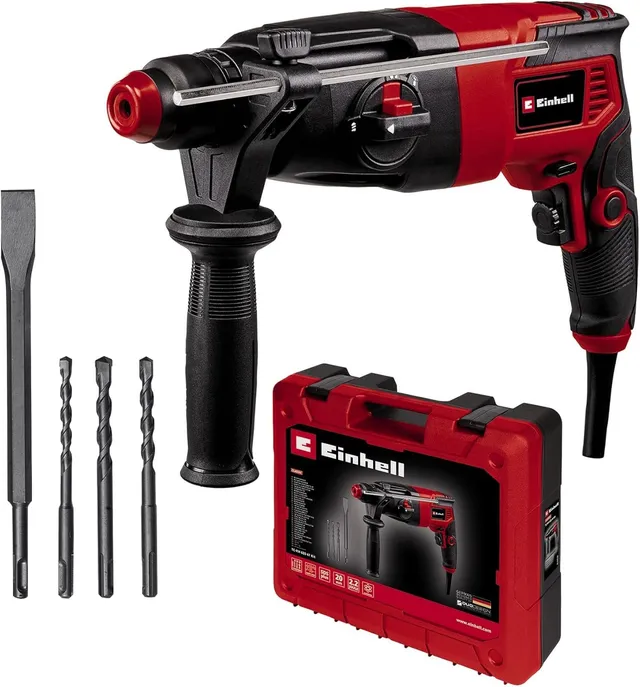 einhell-bohrhammer-tc-rh-620-4f-kit-mit-620-w-2-2-j-pneumatischem-schlagwerk-4-f image 1