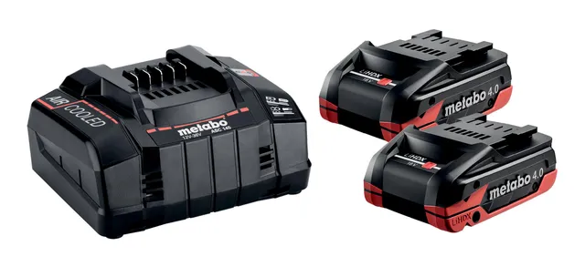metabo-basis-set-2x-lihdx-4-0-ah-akku-18-v-tabless-asc-145-schnellladeger-t-cas- image 1