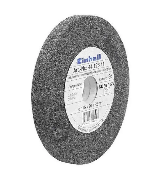 einhell-grey-schleifscheibe-grob-200-x-32-x-25-mm-grobe-korund-schleifscheibe-f- image 1