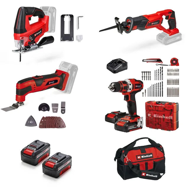 einhell-akku-werkzeug-set-18-v-power-x-change-4-ger-te-stichs-ge-universals-ge-m image 1