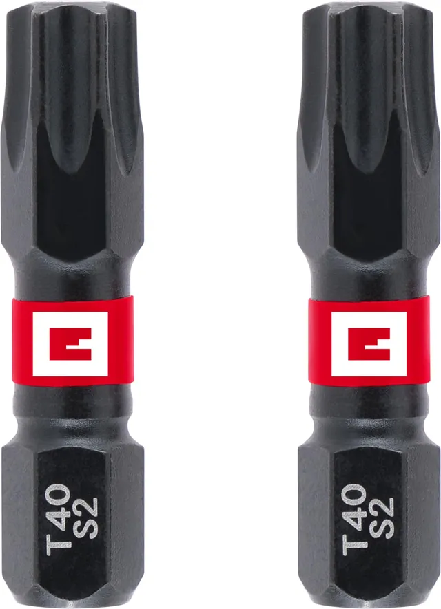 einhell-impact-bits-doppel-torsion-2-tlg-30-mm-t40-s2-stahl-c-6-3-schaft image 1