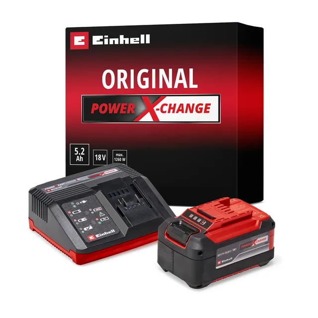 einhell-starter-kit-power-x-change-5-2-ah-akku-fastcharger-4-a-18-v-li-ion-80-mi image 1