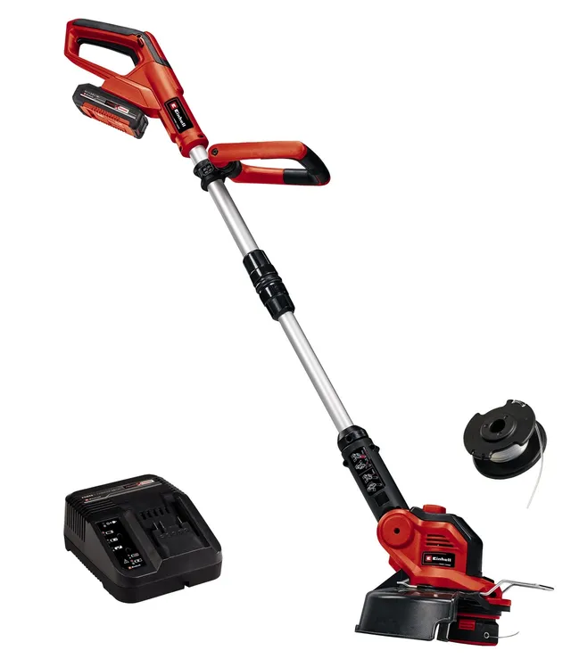 einhell-akku-rasentrimmer-ge-ct-18-28-li-kit-power-x-change-28-cm-schnittbreite- image 1