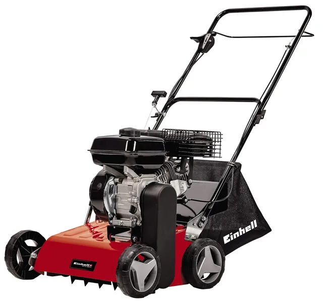einhell-benzin-vertikutierer-gc-sc-4240-p-4-2-kw-4-takt-vertikutierer-mit-18-sta image 1