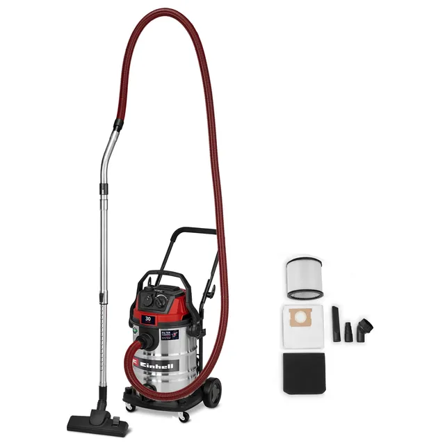 einhell-nass-trockensauger-te-vc-3080-sacl-1150-w-220-mbar-30-l-beh-lter-staubsc image 1