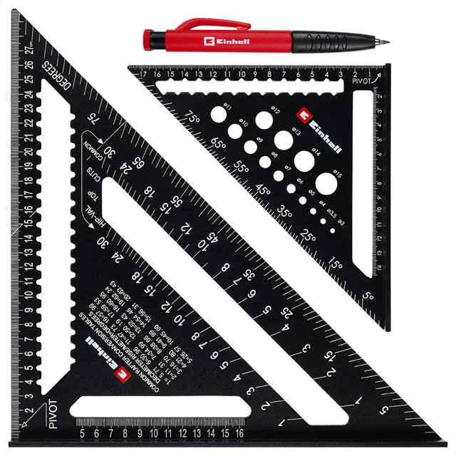 einhell-zimmermannswinkel-set-2-tlg-185-und-300-mm-gelaserte-mm-und-winkelskalen image 1