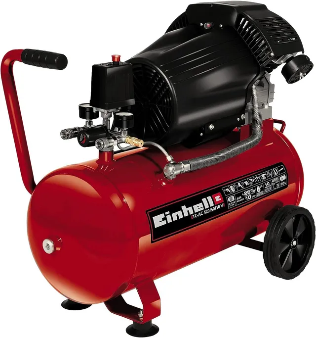 einhell-kompressor-tc-ac-420-50-10-v-2200-w-druckluftkompressor-mit-50-l-tank-ma image 1