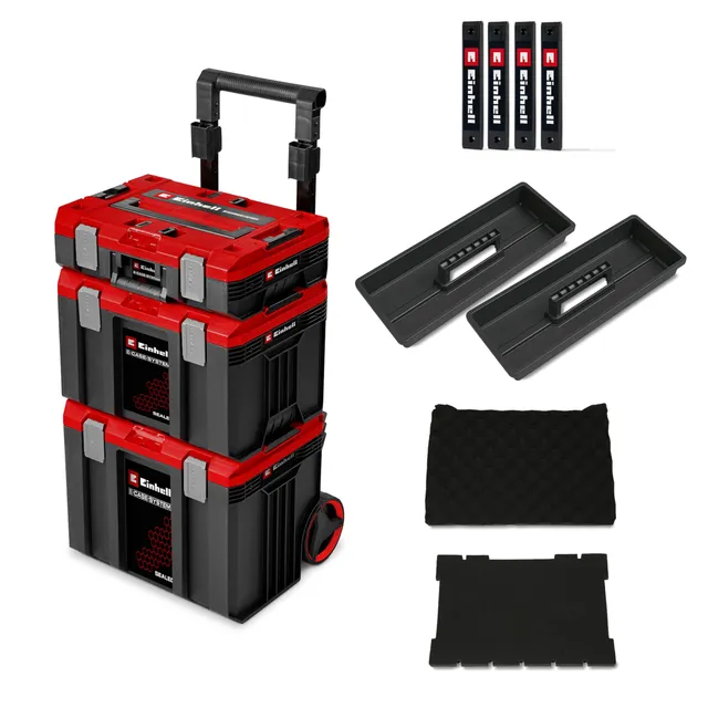 original-einhell-e-case-rolling-workshop-sealed-rollende-werkstatt-aus-3-koffern image 1