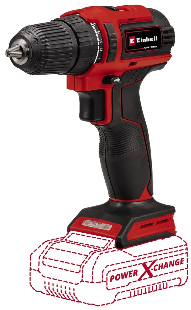 einhell-akku-bohrschrauber-te-cd-18-40-li-bl-solo-power-x-change-18-v-40-nm-brus image 1