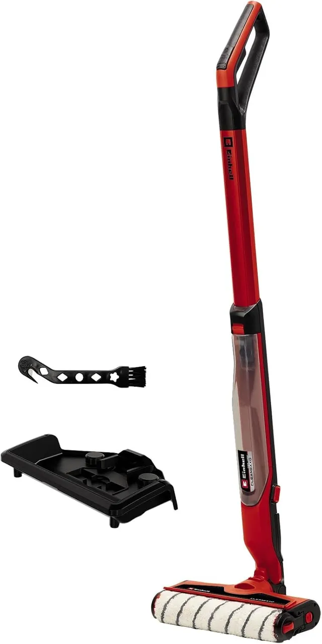 einhell-akku-hartbodenreiniger-cleanexxo-power-x-change-18-v-290-mm-b-rstenwalze image 1