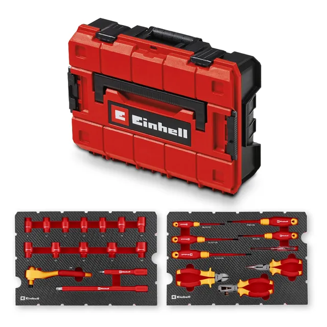 einhell-e-case-24-teiliger-vde-elektriker-werkzeugkoffer-iec-60900-gepr-fte-isol image 1