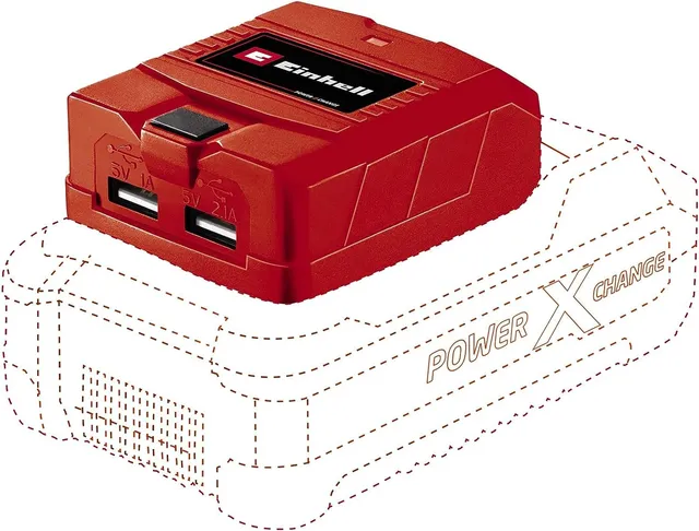 einhell-usb-akku-adapter-tc-cp-18-li-usb-solo-power-x-change-f-r-18-v-pxc-akkus- image 1