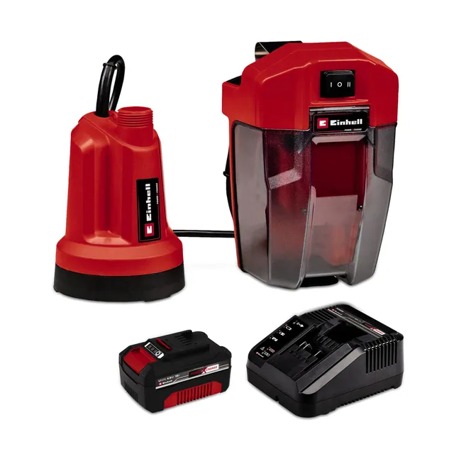 einhell-akku-klarwasserpumpe-ge-sp-18-ll-li-1x4-0-ah-power-x-change-18-v-4-500-l image 1