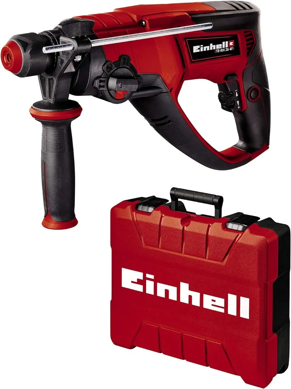 einhell-bohrhammer-te-rh-26-4f-800-w-2-6-joule-4-funktionen-bohren-hammerbohren- image 1