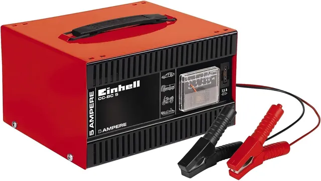 einhell-batterie-ladeger-t-cc-bc-5-12-v-kfz-ladeger-t-mit-amperemeter-stahlblech image 1