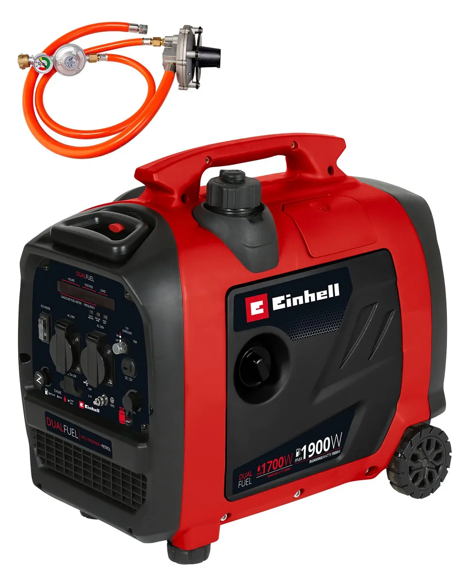einhell-stromerzeuger-te-ig-1900-df-inverter-generator-benzin-gas-1800-1600-w-da image 1