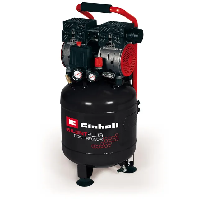 einhell-te-ac-135-24-silent-plus-kompressor-lfrei-750-w-8-bar-24-l-tank-nur-57-d image 1