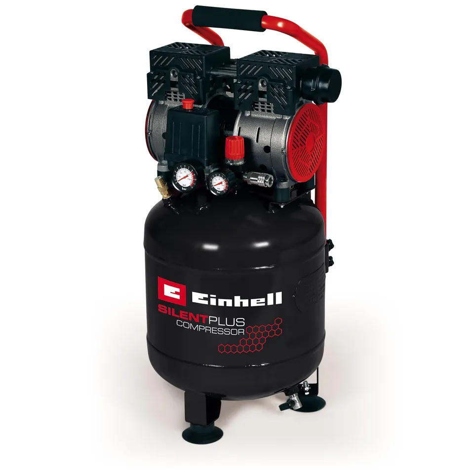 einhell-te-ac-135-24-silent-plus-kompressor-lfrei-750-w-8-bar-24-l-tank-nur-57-d image 1