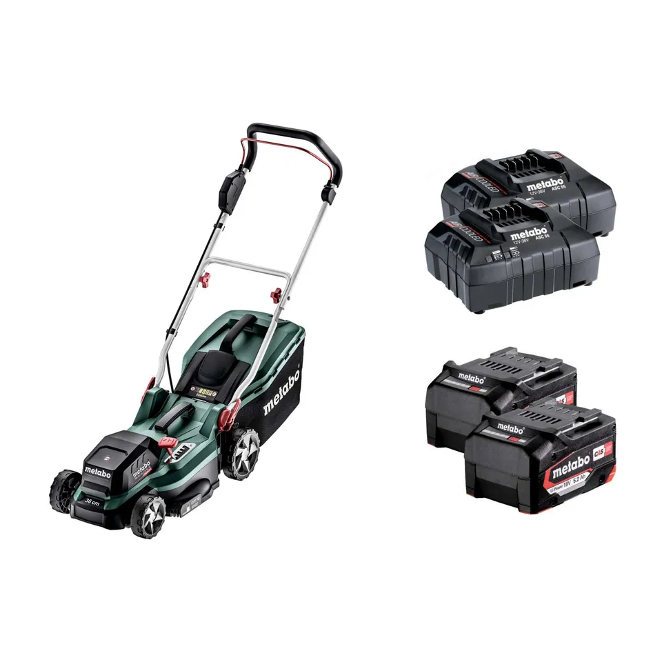 metabo-rm-36-18-ltx-bl-36-akku-rasenm-her-2-18-v-brushless-bis-350-m-inkl-2-akku image 1