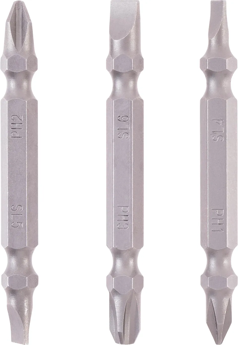 original-einhell-doppel-bit-set-3-tlg-65-mm-ph-sl-chrom-vanadium-e-6-3-schaft-do image 1