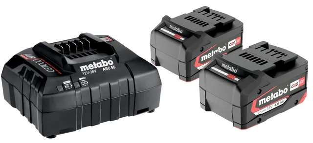 metabo-basis-set-685050000-2-x-4-0-ah-li-power-18-v-akku-asc-55-ladeger-t-cas-ko image 1